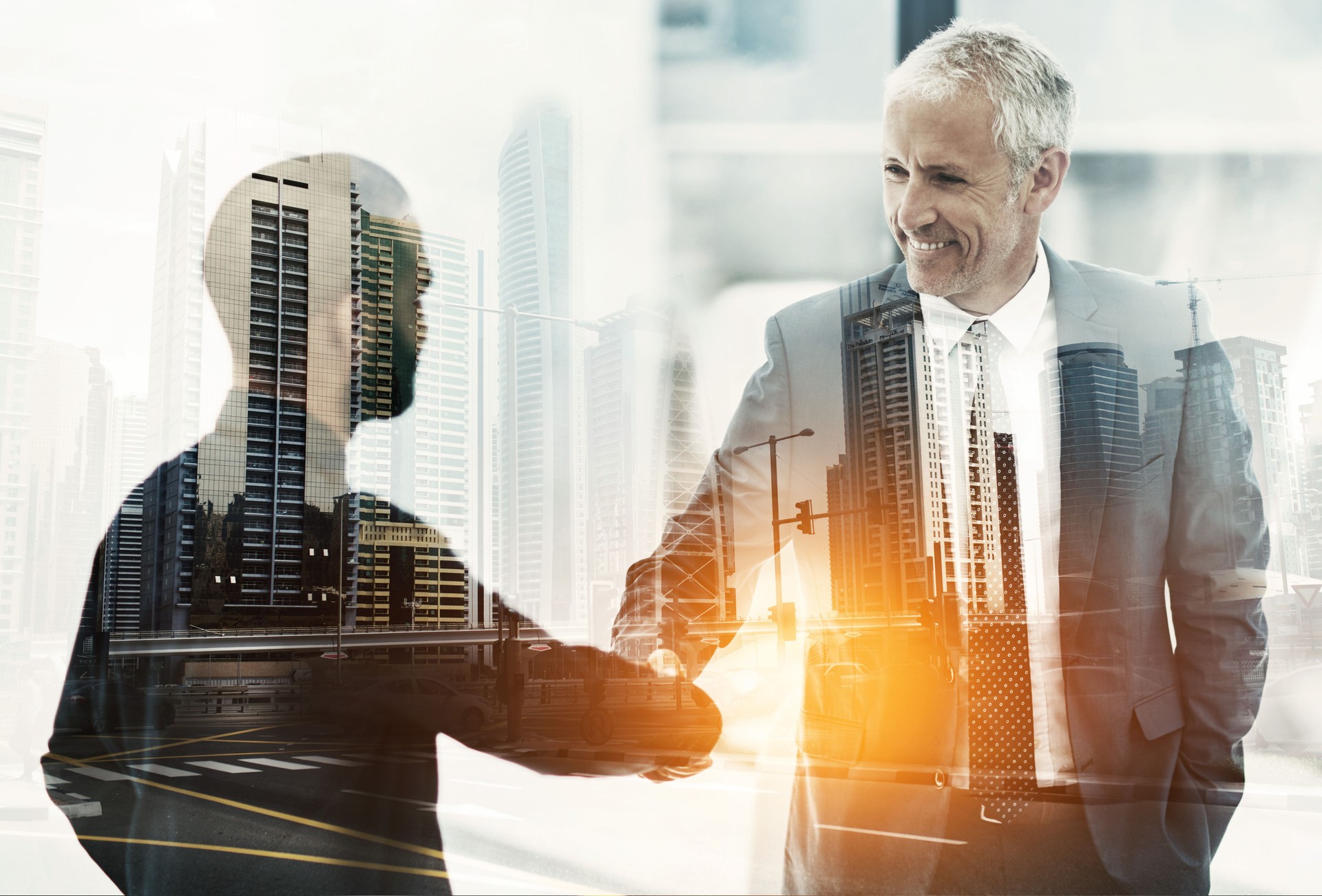 Merging in the city of business